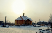 На храм села Вознесенское установлен купол с крестом