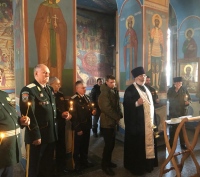 В Хабаровском храме молитвенно почтили казаков, погибших в годы репрессий