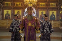 В день памяти сорока мучеников Севастийских правящий архиерей возглавил богослужение в главном соборе края
