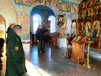 Настоятель Покровского храма провёл экскурсию для военнослужащих по храмам Хабаровска