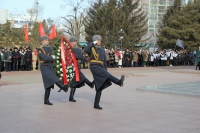 В день защитника Отечества митрополит Артемий принял участие в торжественных мероприятиях в память о героях-дальневосточниках