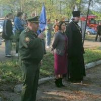 Настоятель Покровского храма благословил призывников на несение военной службы