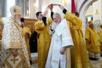 Патриарх Кирилл совершил чин рукоположения пятого архиерея в Хабаровском крае