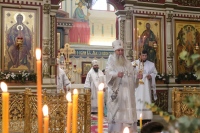 Митрополит Артемий возглавил Божественную литургию в главном соборе Хабаровского края