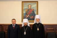 В ходе визита на Дальний Восток митрополит Волоколамский Иларион встретился с губернатором Хабаровского края