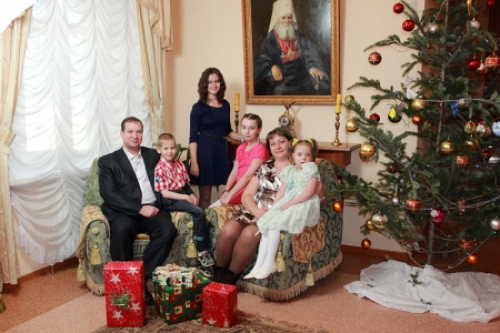 Забытые традиции, или рождественское фото для хабаровских семей