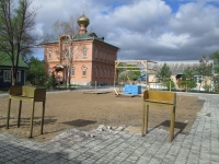 Продолжаются работы по воссозданию сгоревшего Александро-Невского храма