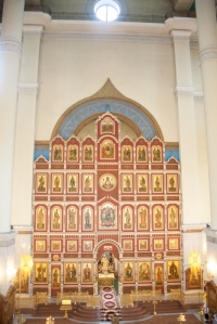 В кафедральном соборе Хабаровска Божественные литургии будут совершаться с открытыми Царскими вратами