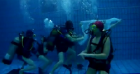 «Дайвинг с молитвой»: православные подростки осваивают подводное плавание