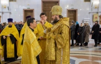 Председатель Православного комитета КНДР Виталий Ким Чи Сон посетил богослужение в Спасо-Преображенском кафедральном соборе Хабаровска