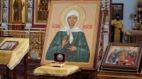 Икона и ковчег с частицей мощей святой Матроны Московской прибыли в главный храм края