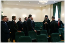 Главы Дальневосточных регионов в кафедральном соборе и семинарии города Хабаровска (21 мая 2009 года)
