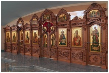 Освящение среднего придела храма прп. Серафима Саровского в честь мц. Татианы в г.Хабаровске (25 января 2010 года)