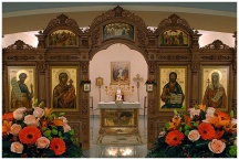 Освящение среднего придела храма прп. Серафима Саровского в честь мц. Татианы в г.Хабаровске (25 января 2010 года)