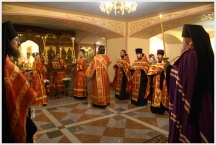 Освящение иконостаса в нижнем приделе храма свято вмч. Елизаветы. г. Хабаровск (25 июня 2010 года)