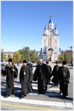 Посещение ректором Киевской духовной академии храмов г.Хабаровска (2 октября 2010 года)