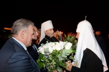 Начался Первосвятительский визит Святейшего Патриарха Кирилла в Приамурскую митрополию. 13 сентября 2014 г.