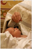 Первое Крещение в храме семинарии (4 апреля 2009 года)