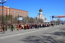 Крестный ход на Антипасху в Железнодорожном районе 8 мая 2016г.
