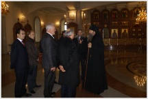 Посещение делегацией членов Совета при полпреде Президента РФ в ДФО кафедрального собора и семинарии г. Хабаровска. (06 ноября 2009 года)