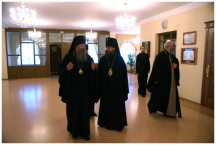 Посещение ректором Киевской духовной академии и семинарии  архиепископом Антонием <br>Хабаровской духовной семинарии (1 октября 2010 года)