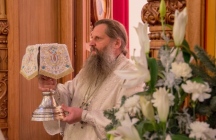Божественная литургия в храме святой преподобномученицы Елизаветы 09 января 2019 г.