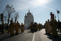Крестный ход в г.Хабаровске с мощами святителя Николая Чудотворца (1 октября 2006 года)