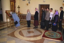 Всенощное бдение на освящение храма Хабаровской духовной семинарии (29 мая 2007 года)