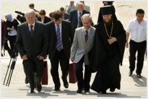 Визит в Хабаровскую семинарию и Спасо-Преображенский собор делегации Правительства Москвы (18 мая 2008 года)